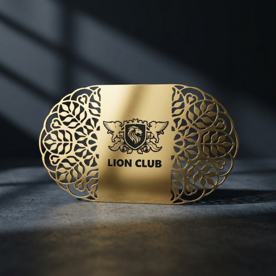 Gold Metal Card